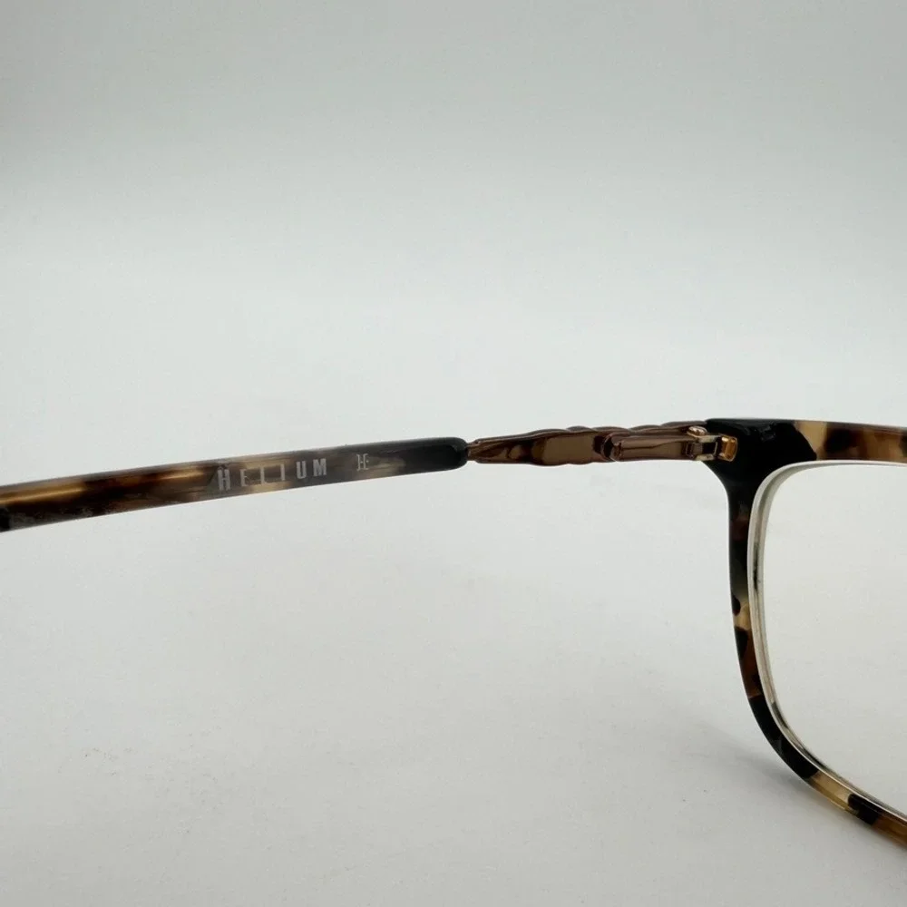 Helium Paris 4310 Marble Eyeglasses Frames 52-16-135 Case Rhinestone Temple